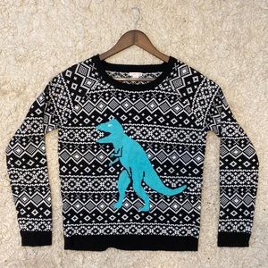 Dinosaur Holiday Sweater